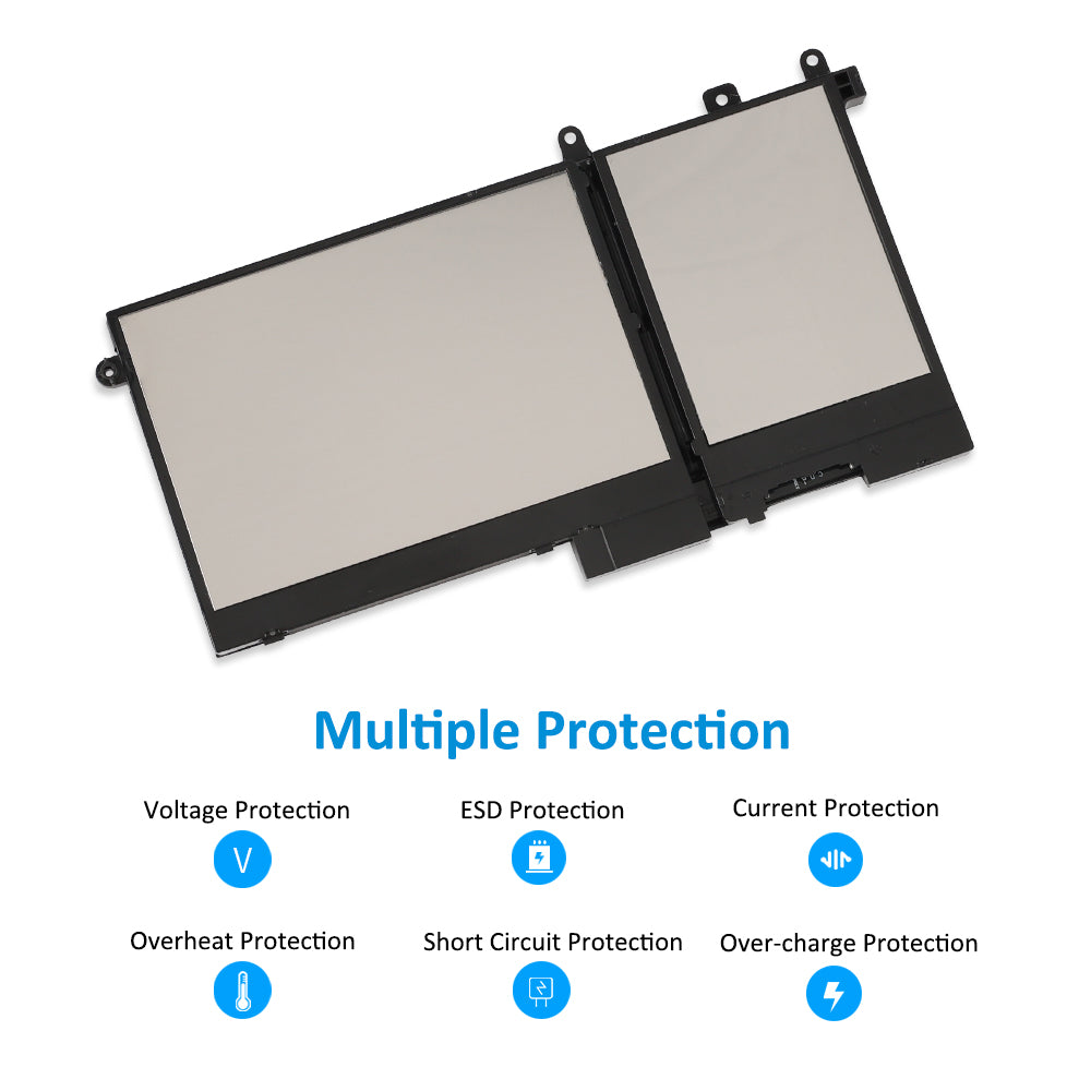 Kingsener 93FTF 筆記本電池 適用於戴爾 5480 5490 5580 5590 5495 5491 M3520 M3530 E5480 E5490 E5580 E5590
