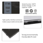 Kingsener 93FTF 筆記本電池 適用於戴爾 5480 5490 5580 5590 5495 5491 M3520 M3530 E5480 E5490 E5580 E5590