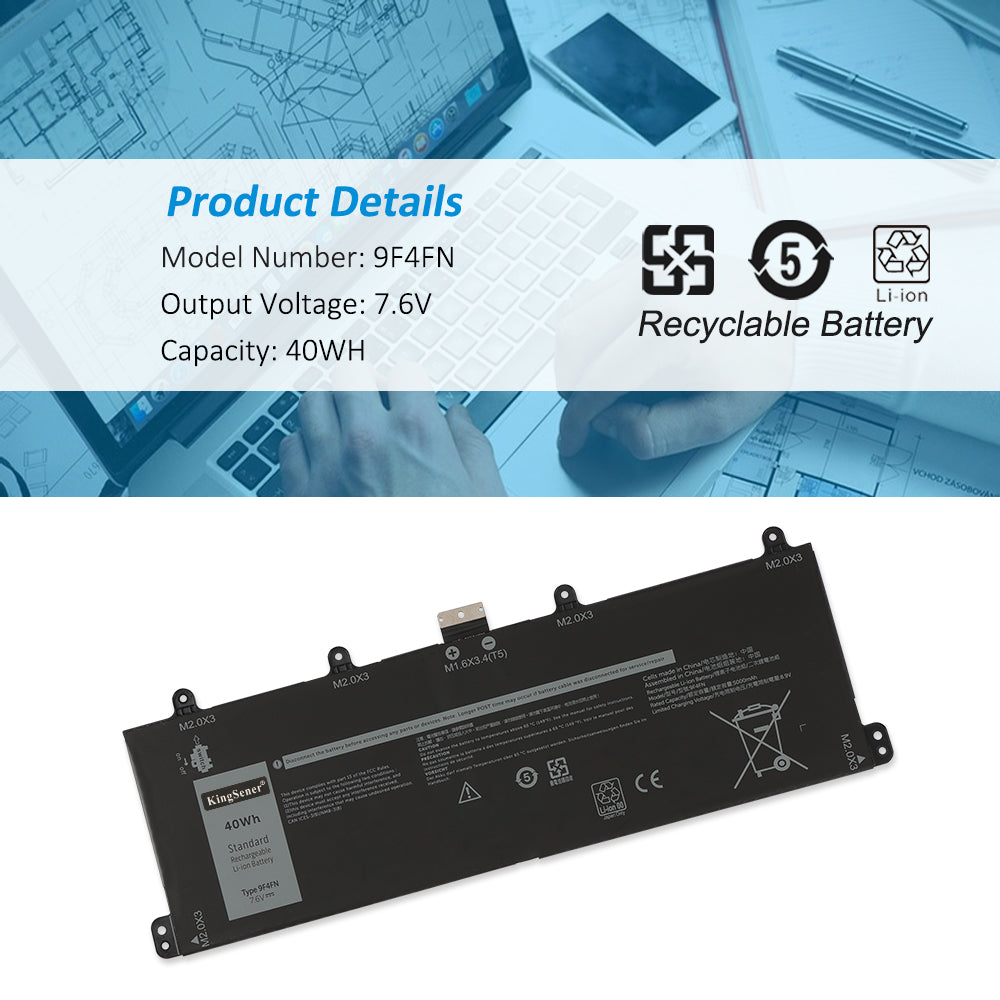 MXV9V Laptop Battery Replacement For Dell Latitude 5300 5310