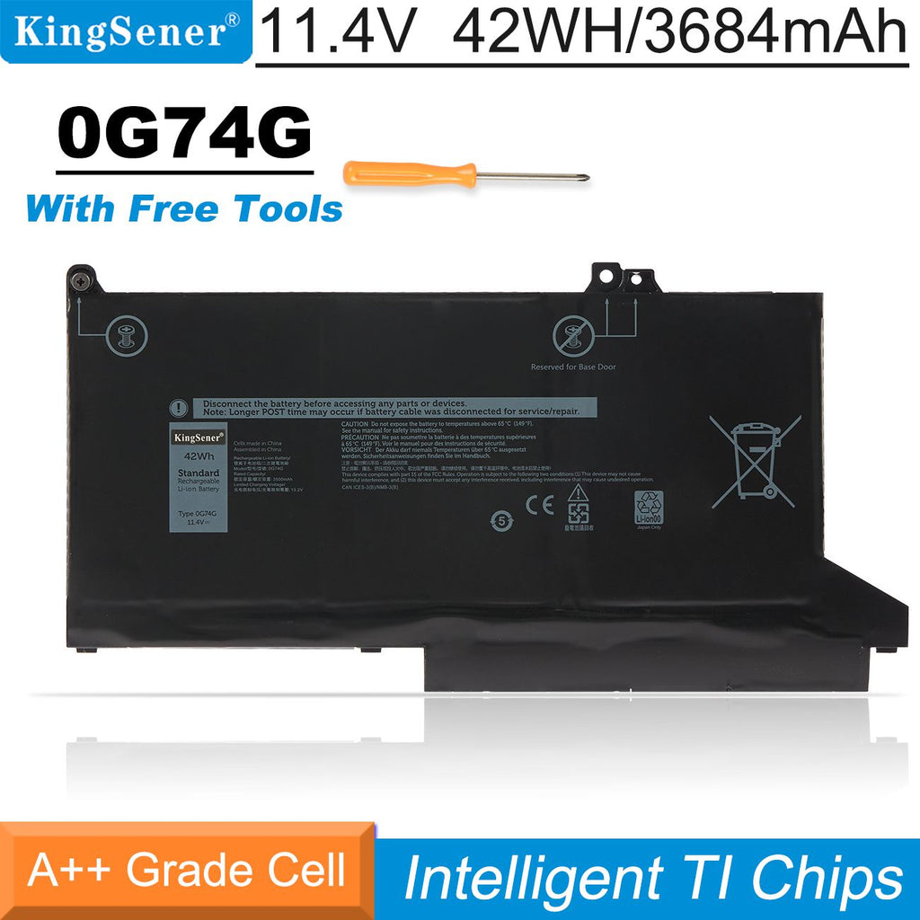 DELL-Alienware-0G74G-11.4V-42WH-Laptop-Battery