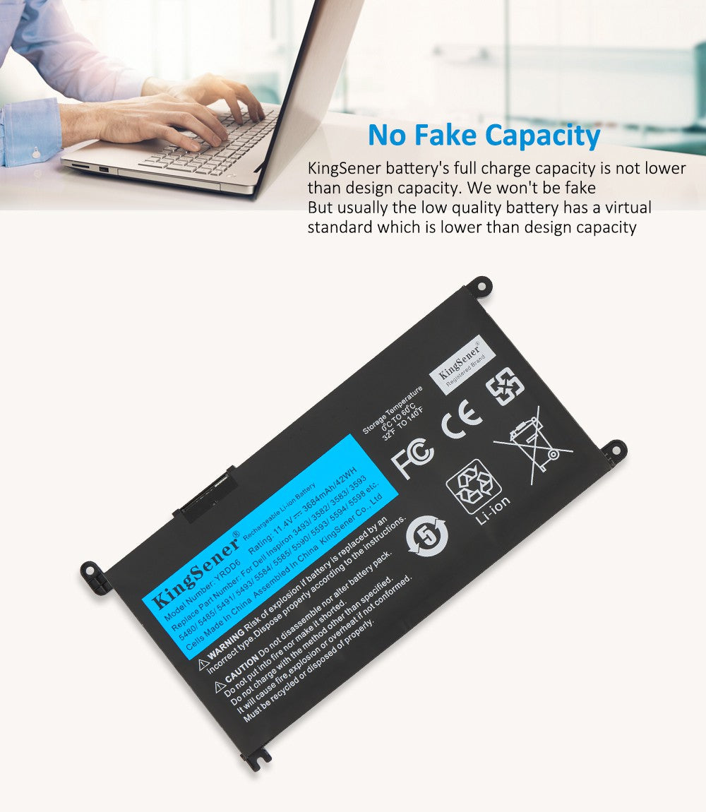 DELL-Alienware-42Wh-3684mAh-YRDD6-Laptop-Battery