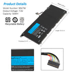     DELL-Alienware-56WH-7368mAh-90V7W-Laptop-Battery