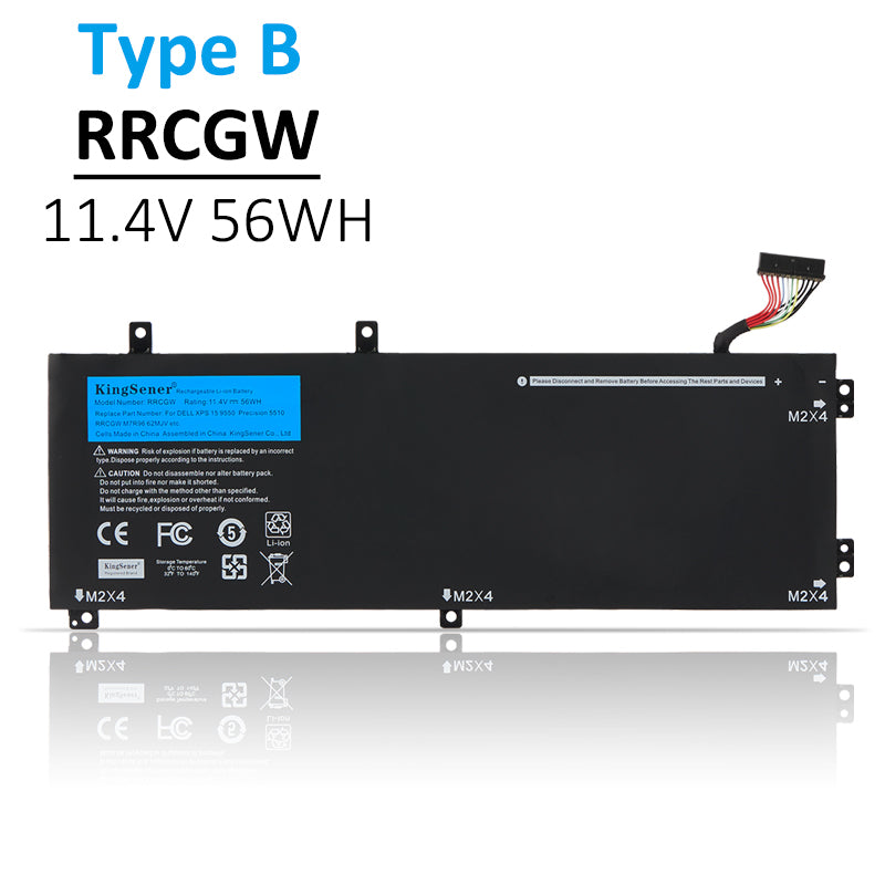 Dell XPS 15 9550 4GVGH 84Wh Battery Replacement