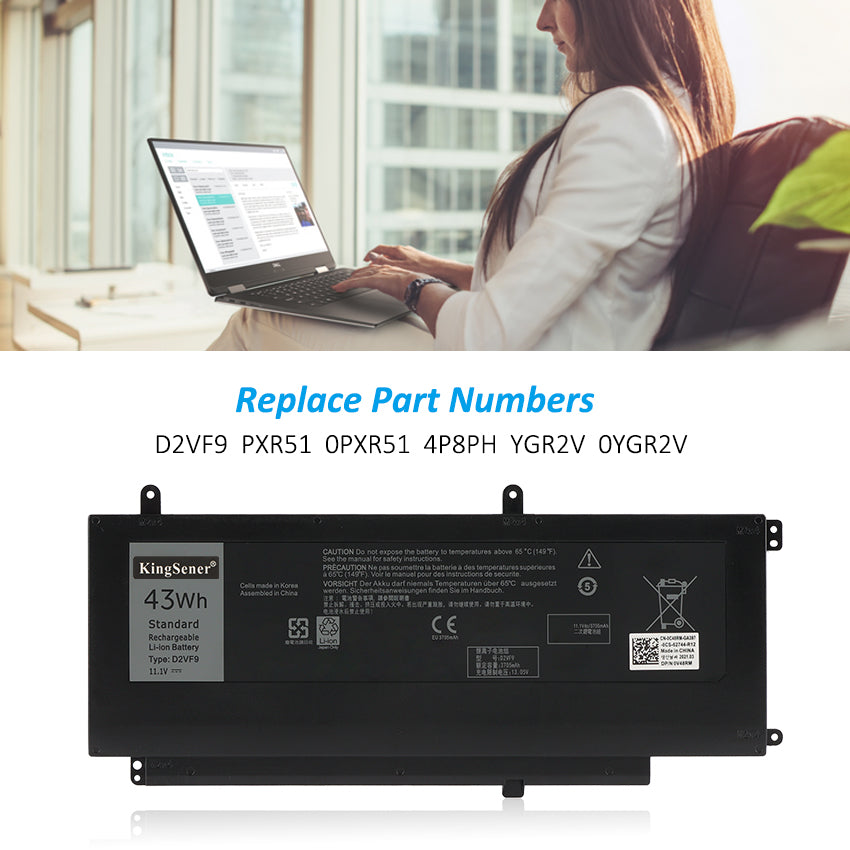 DELL-Alienware-D2VF9-11.1V-43WH-Laptop-Battery