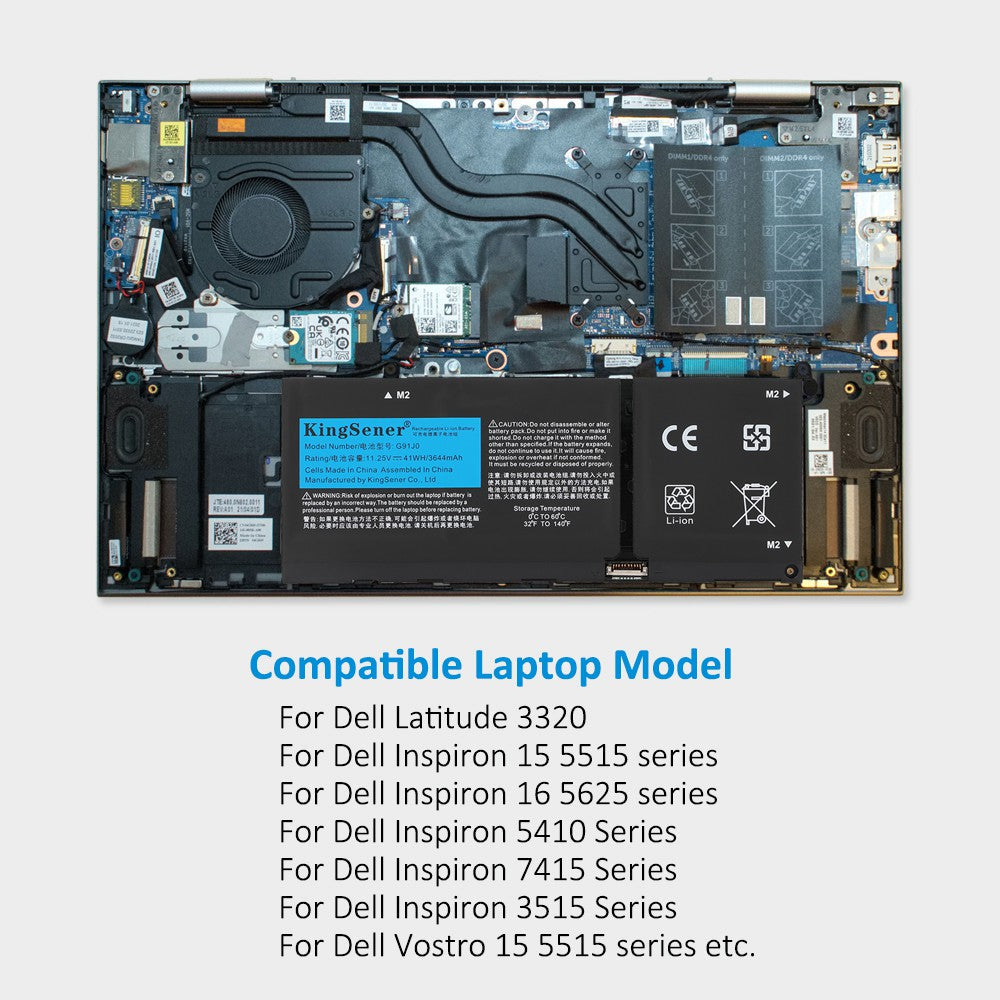 DELL-Alienware-G91J0-11.25V-41Wh-Laptop-Battery