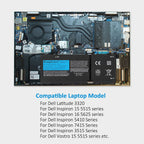 DELL-Alienware-G91J0-11.25V-41Wh-Laptop-Battery