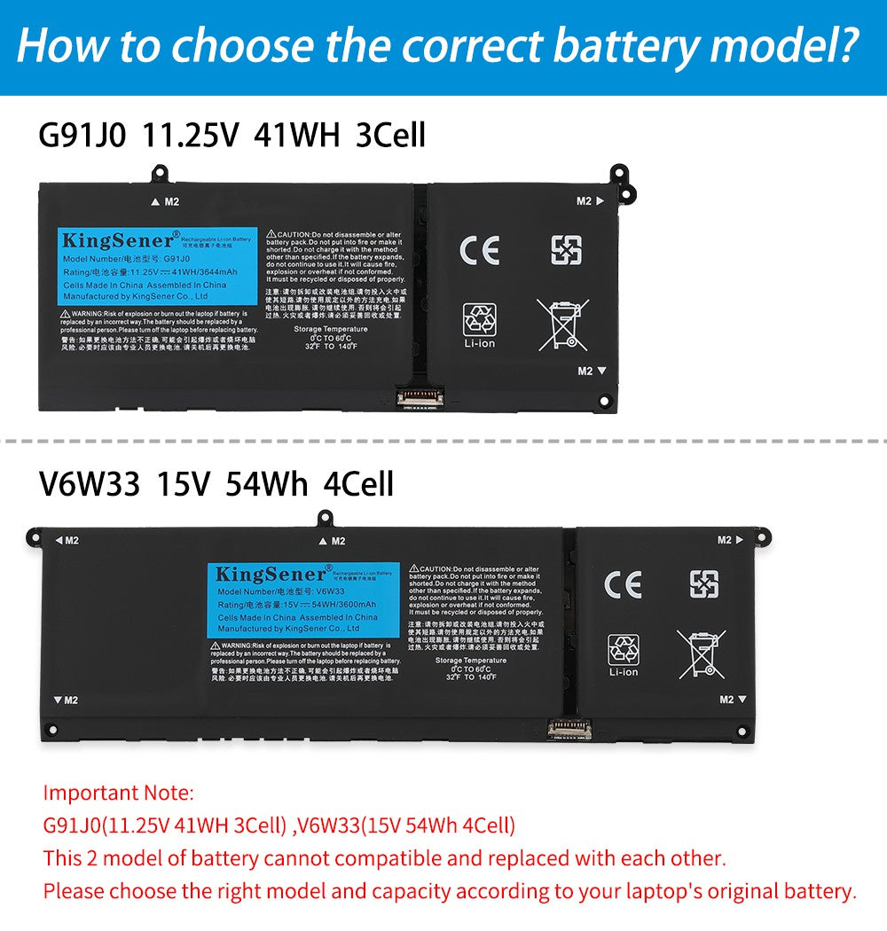 DELL-Alienware-G91J0-11.25V-3644mAh-Laptop-Battery