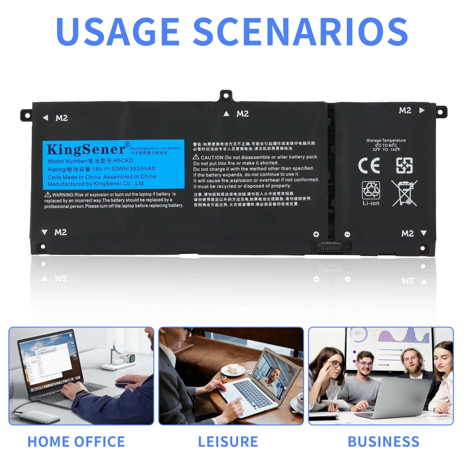 DELL-Alienware-H5CKD-15V-53WH-Laptop-Battery