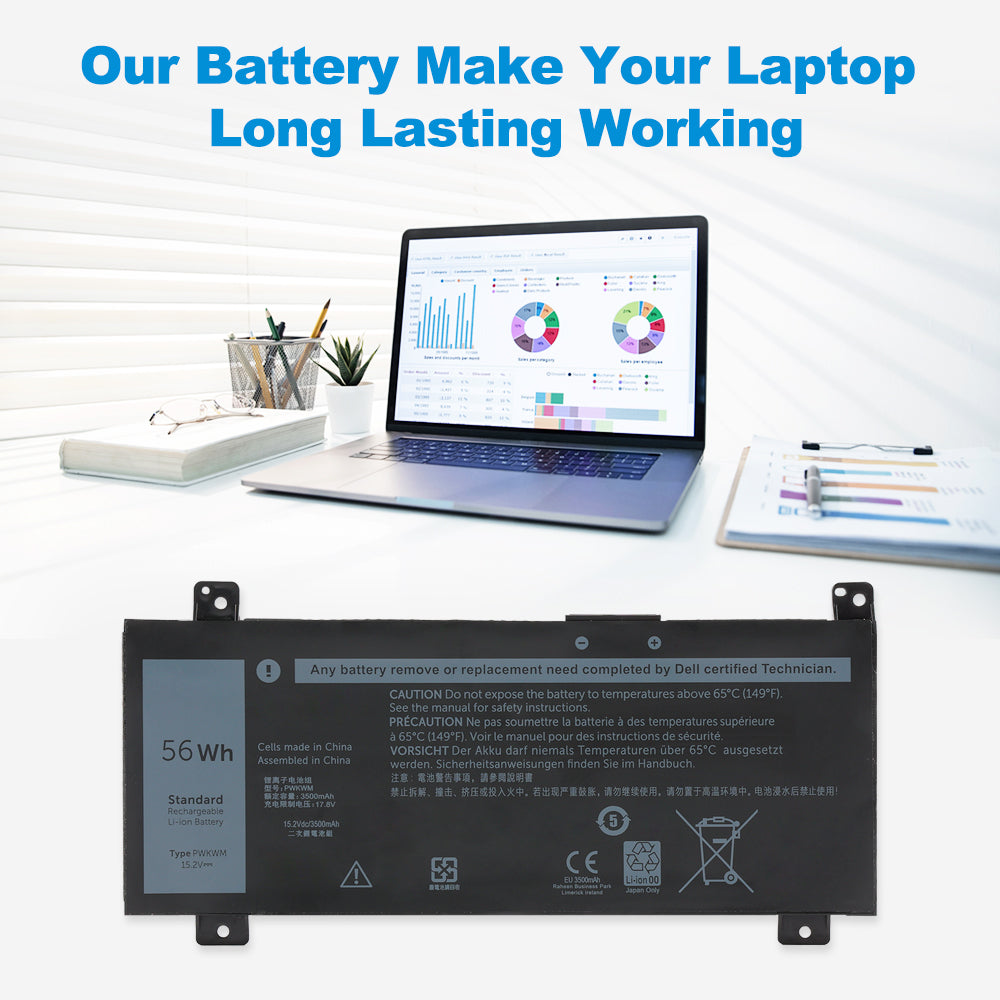 DELL-Alienware-PWKWM-15.2V-56WH-Laptop-Battery