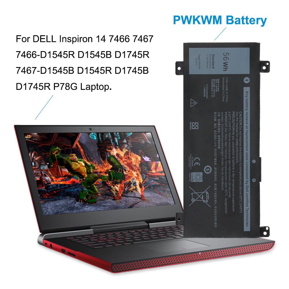 DELL-Alienware-PWKWM-15.2V-56WH-Laptop-Battery