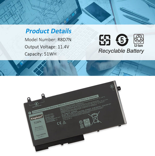 DELL-Alienware-R8D7N-11.4V-51WH-Laptop-Battery