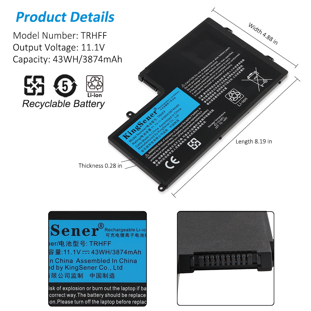 DELL-Alienware-TRHFF-11.1V-3874mAh-Laptop-Battery