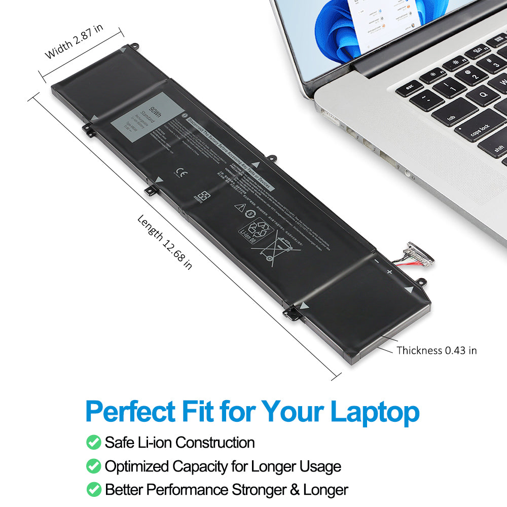 DELL-Alienware-XRGXX-90WH-Laptop-Battery