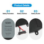 DELL-Alienware-XRGXX-90WH-Laptop-Battery