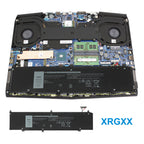 DELL-Alienware-XRGXX-90WH-Laptop-Battery