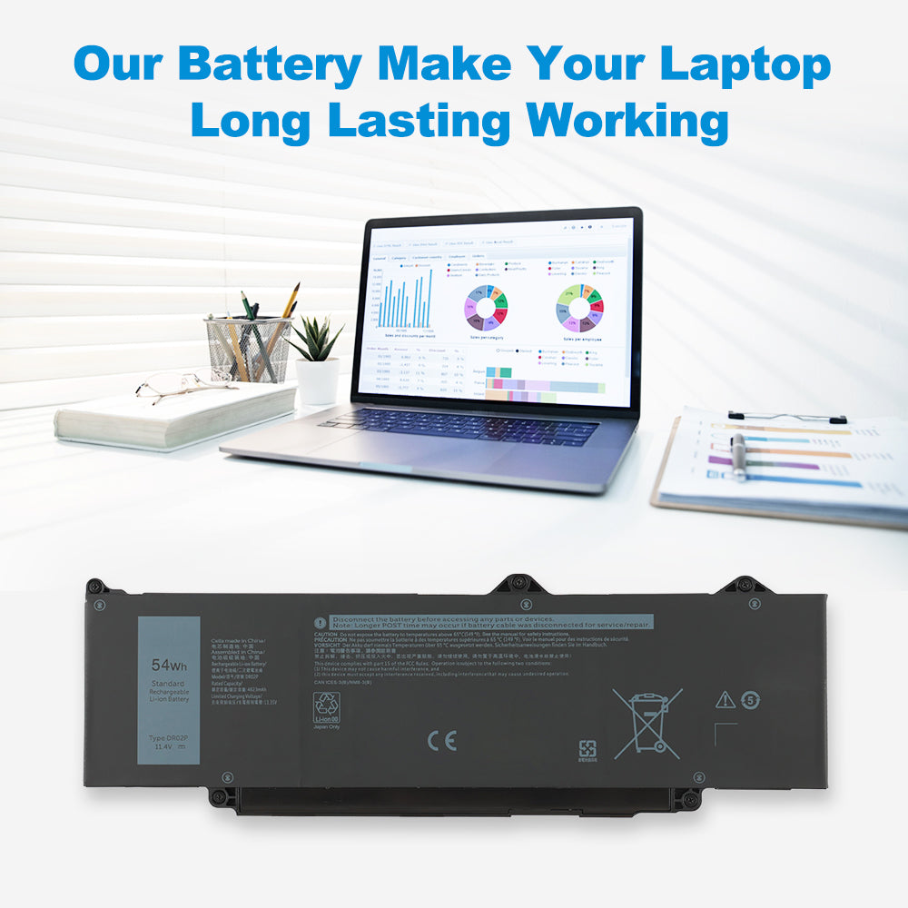 DELL-DR02P-11.4V-54Wh-Laptop-Battery