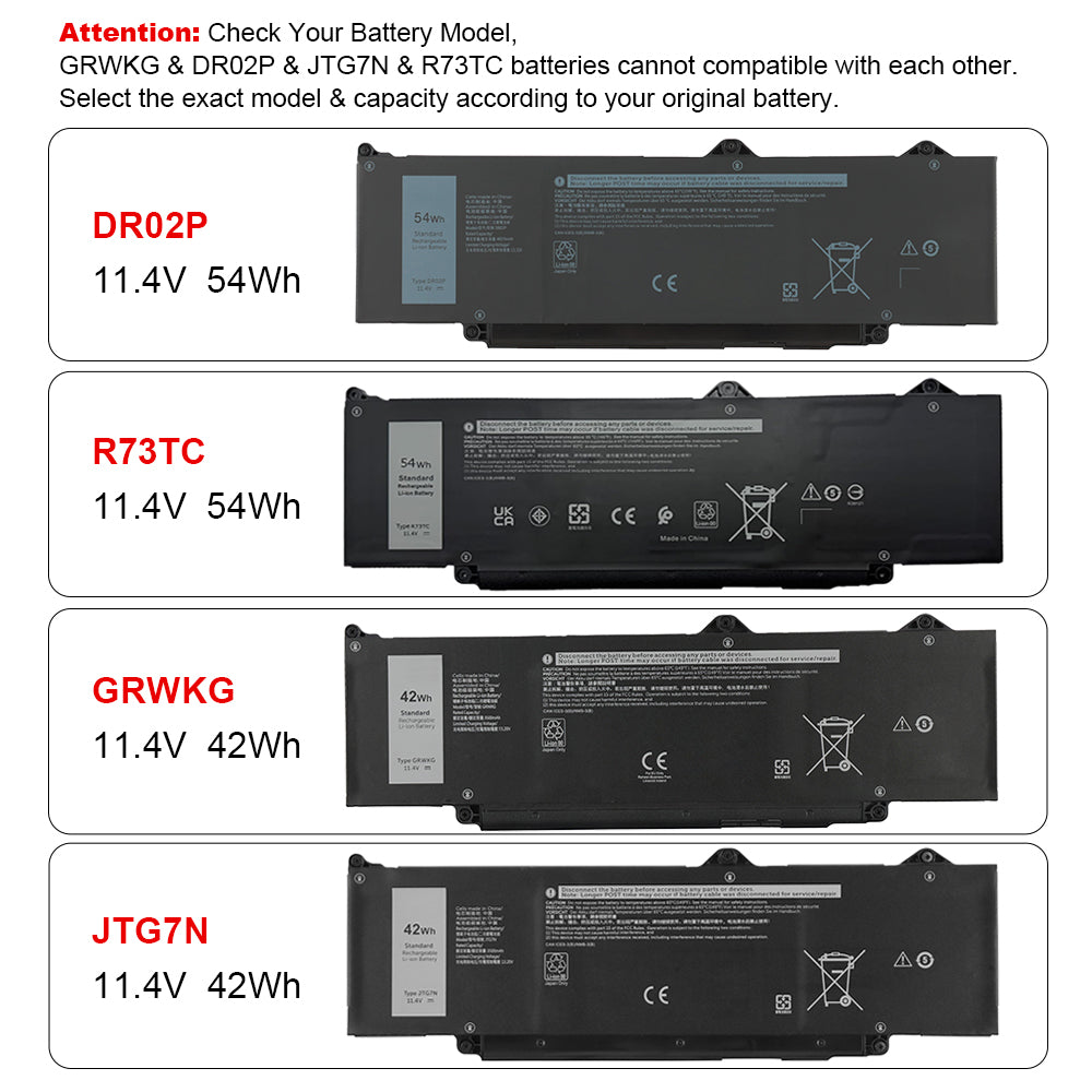 DELL-DR02P-11.4V-54Wh-Laptop-Battery