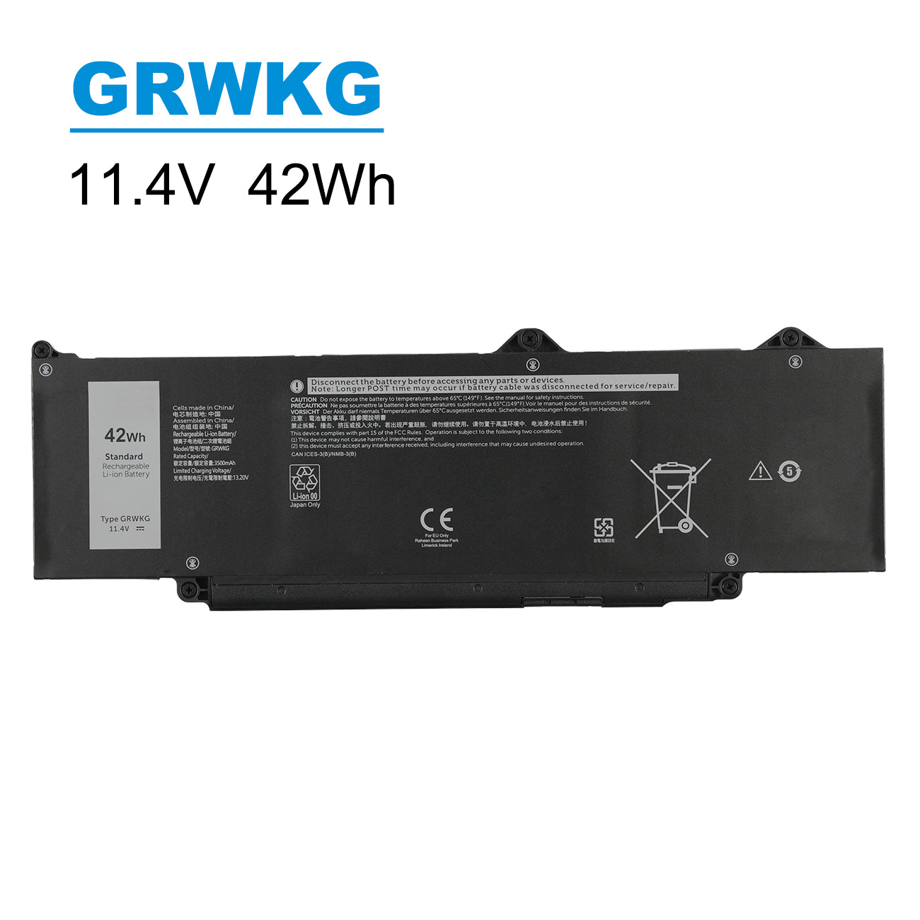 DELL-GRWKG-42Wh-Laptop-Battery