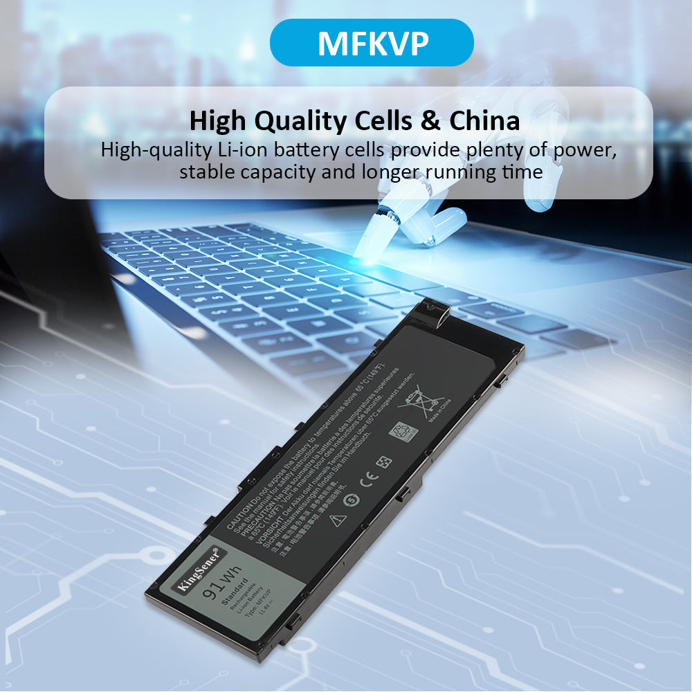 Dell-MFKVP-11.4V-7982mAh-Laptop-Battery