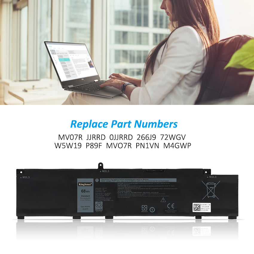 DELL-MV07R-15.2V-4474mAh-Laptop-Battery