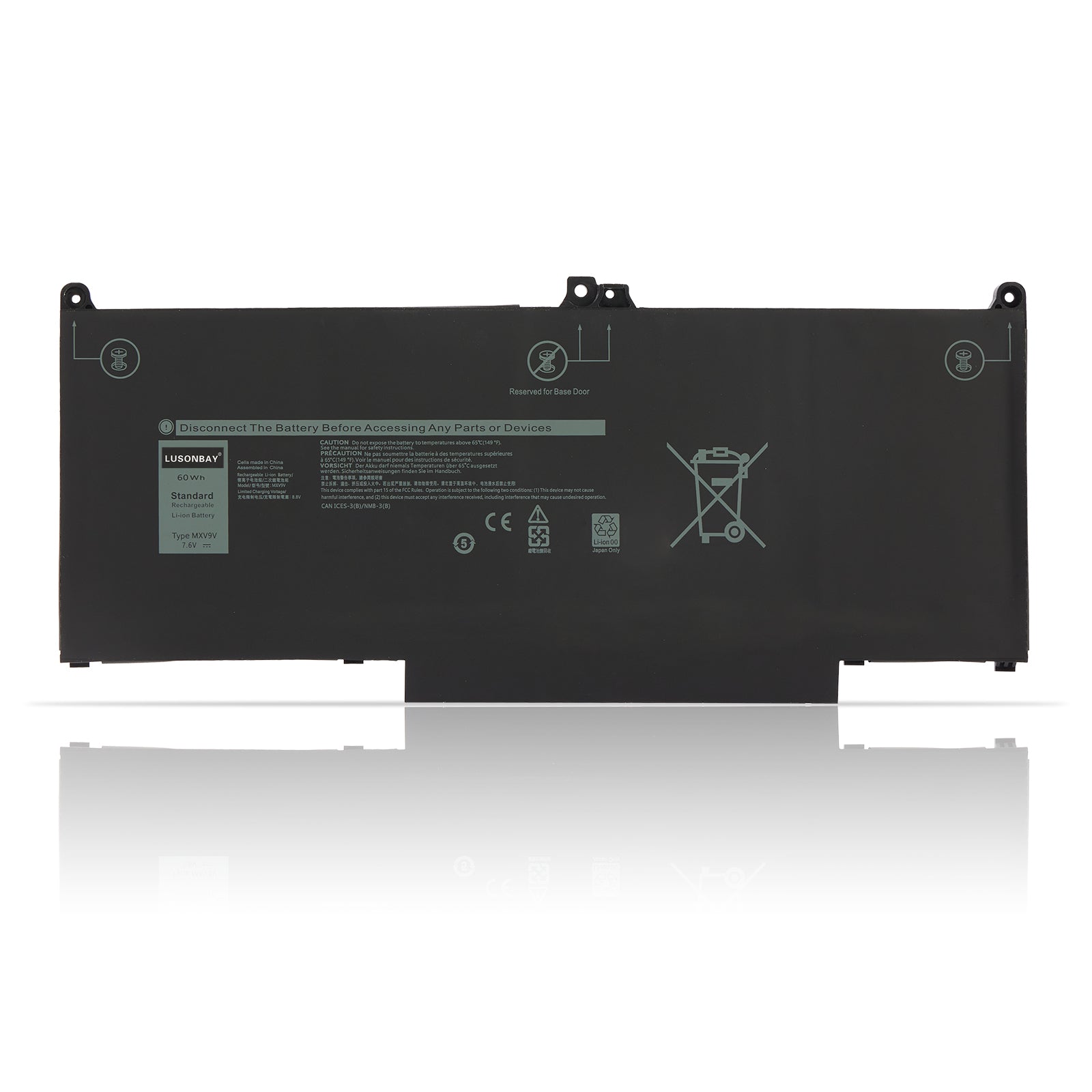 DELL-Alienware-MXV9V-7500mAh-60Wh-Laptop-Batter