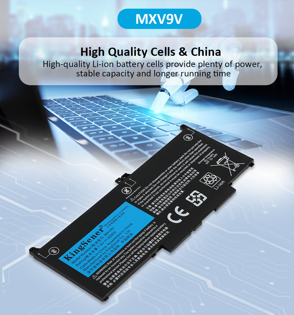 DELL-Alienware-MXV9V-7500mAh-60Wh-Laptop-Batter