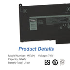 DELL-Alienware-MXV9V-7500mAh-60Wh-Laptop-Batter