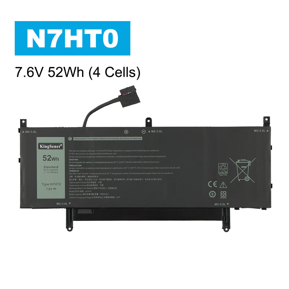 DELL-N7HT0-7.6V-52Wh-Laptop-Battery