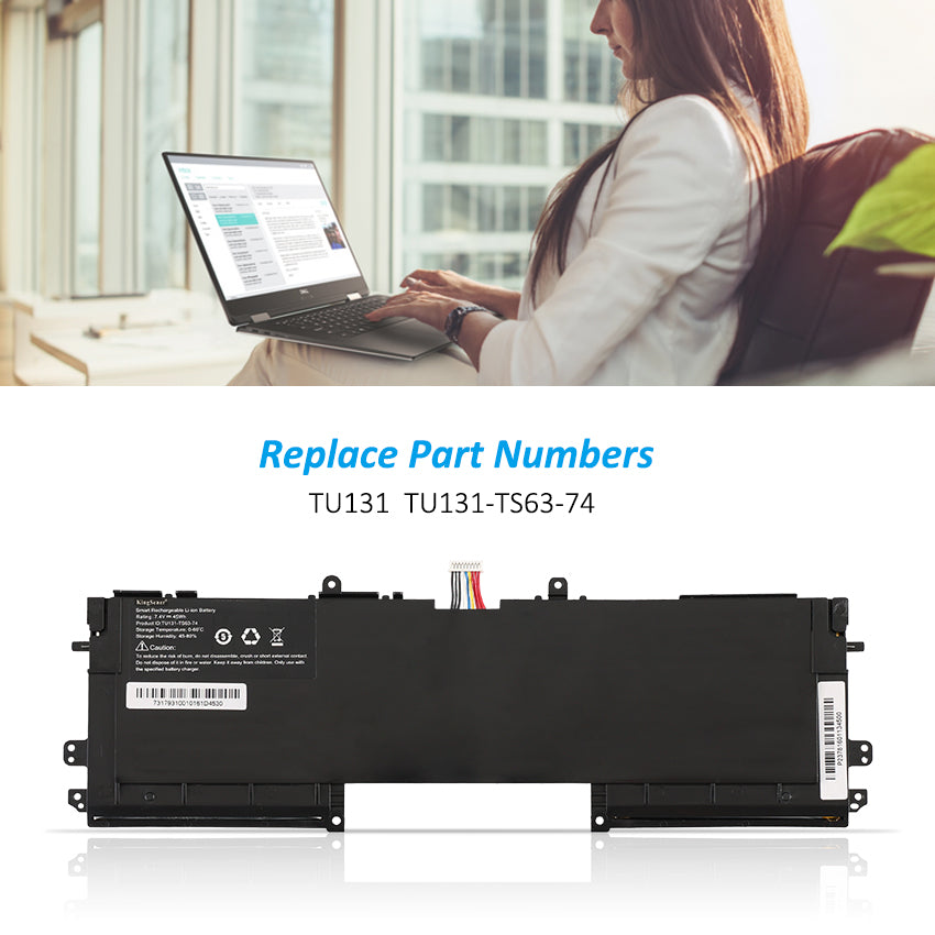 Battery Numbers Labeled TU131-TS63-74 Replacement Battery for Dell Asus UX32K Series 7.4V ...