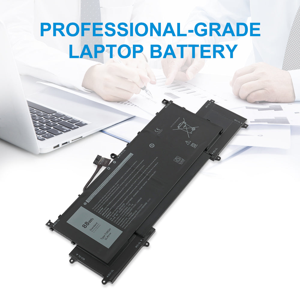 DELL-TVKGH-11.4V-88Wh-Laptop-Battery