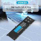 DELL-V6W33-15V-54WH-Laptop-Battery