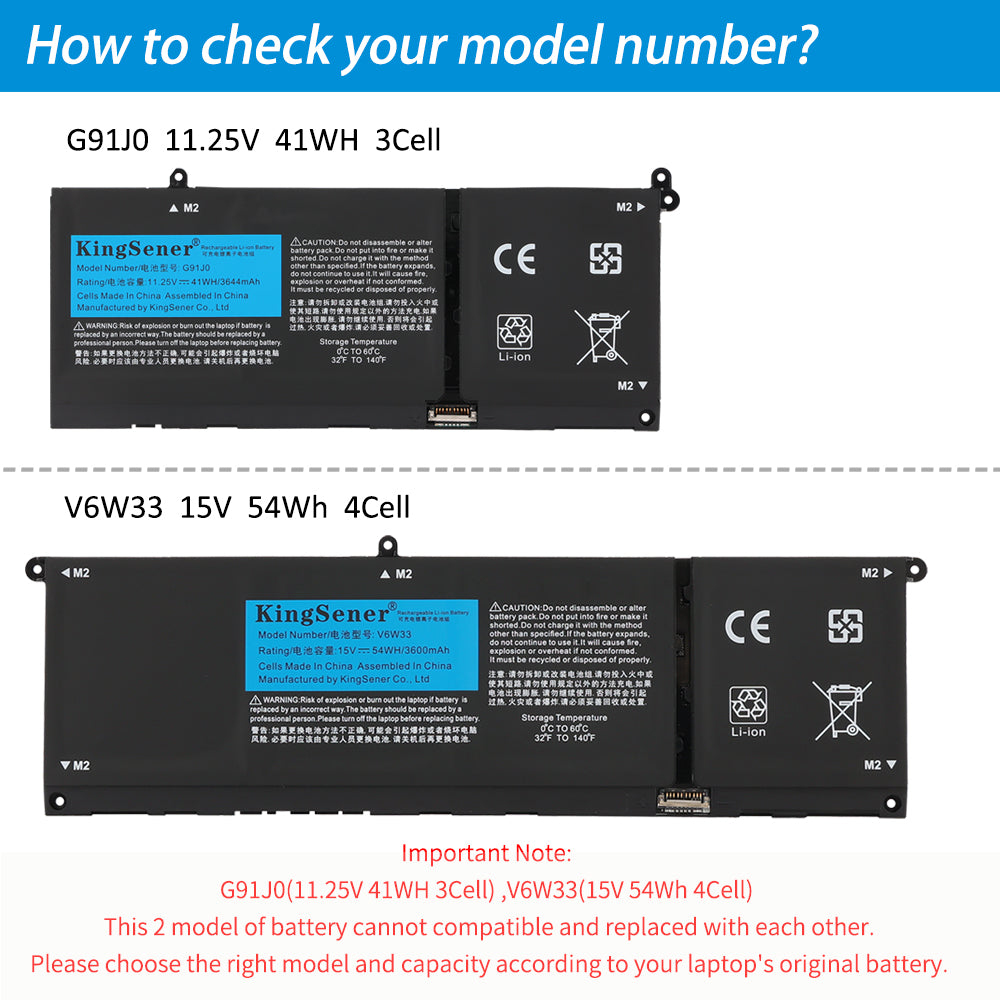 DELL-V6W33-15V-54WH-Laptop-Battery