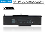 Kingsener VG93N 92WH 筆記本電池適用於戴爾 Precision 15 3520 3530 適用於戴爾 Latitude 5591 5495 5590 5580 5490 5480