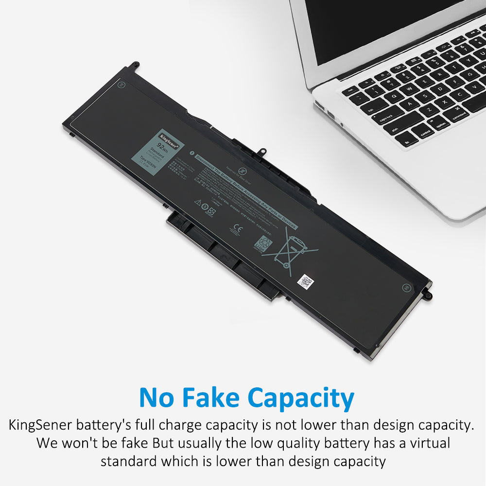 Kingsener VG93N 92WH 筆記本電池適用於戴爾 Precision 15 3520 3530 適用於戴爾 Latitude 5591 5495 5590 5580 5490 5480