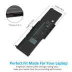 Kingsener VG93N 92WH 筆記本電池適用於戴爾 Precision 15 3520 3530 適用於戴爾 Latitude 5591 5495 5590 5580 5490 5480