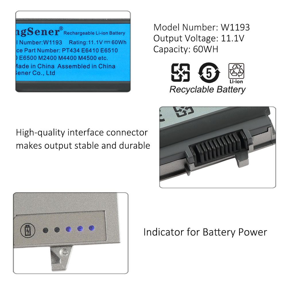 Dell-Latitude-W1193-60WH-Laptop-Battery