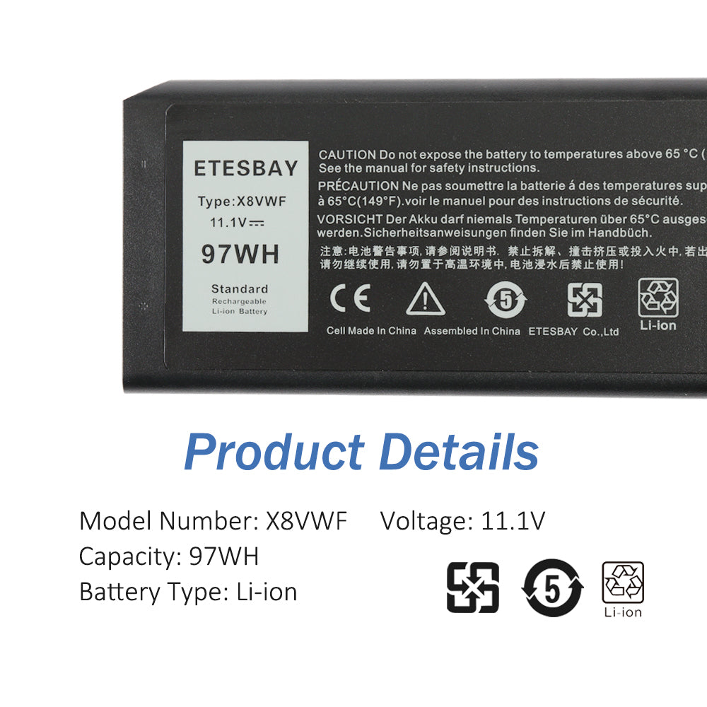 DELL-X8VWF-Laptop-Battery
