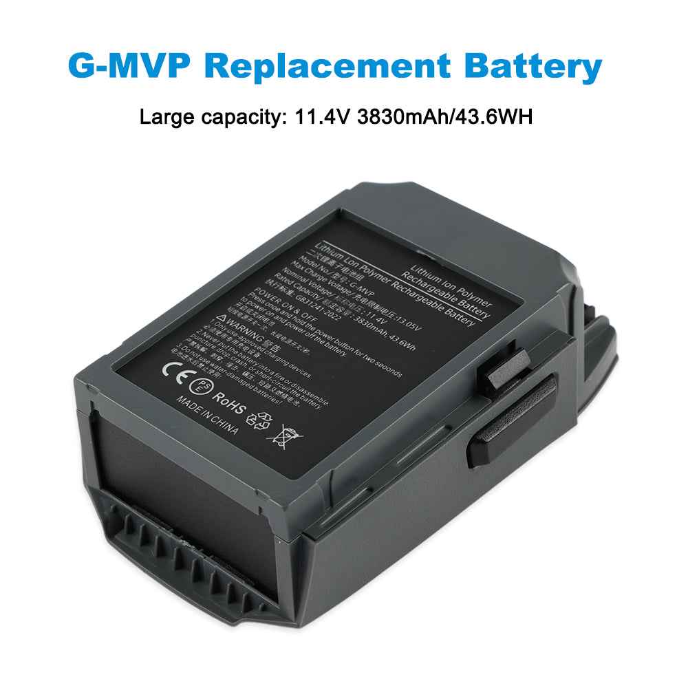 DJI Mavic Pro Intelligent Flight Battery — G-MVP 11.4V 3830mAh 43.6Wh 27-Min Flight