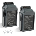 G-MVP twin pack drone battery 11.4V 3830mAh 43.6Wh compatible with DJI Mavic Pro grey and white