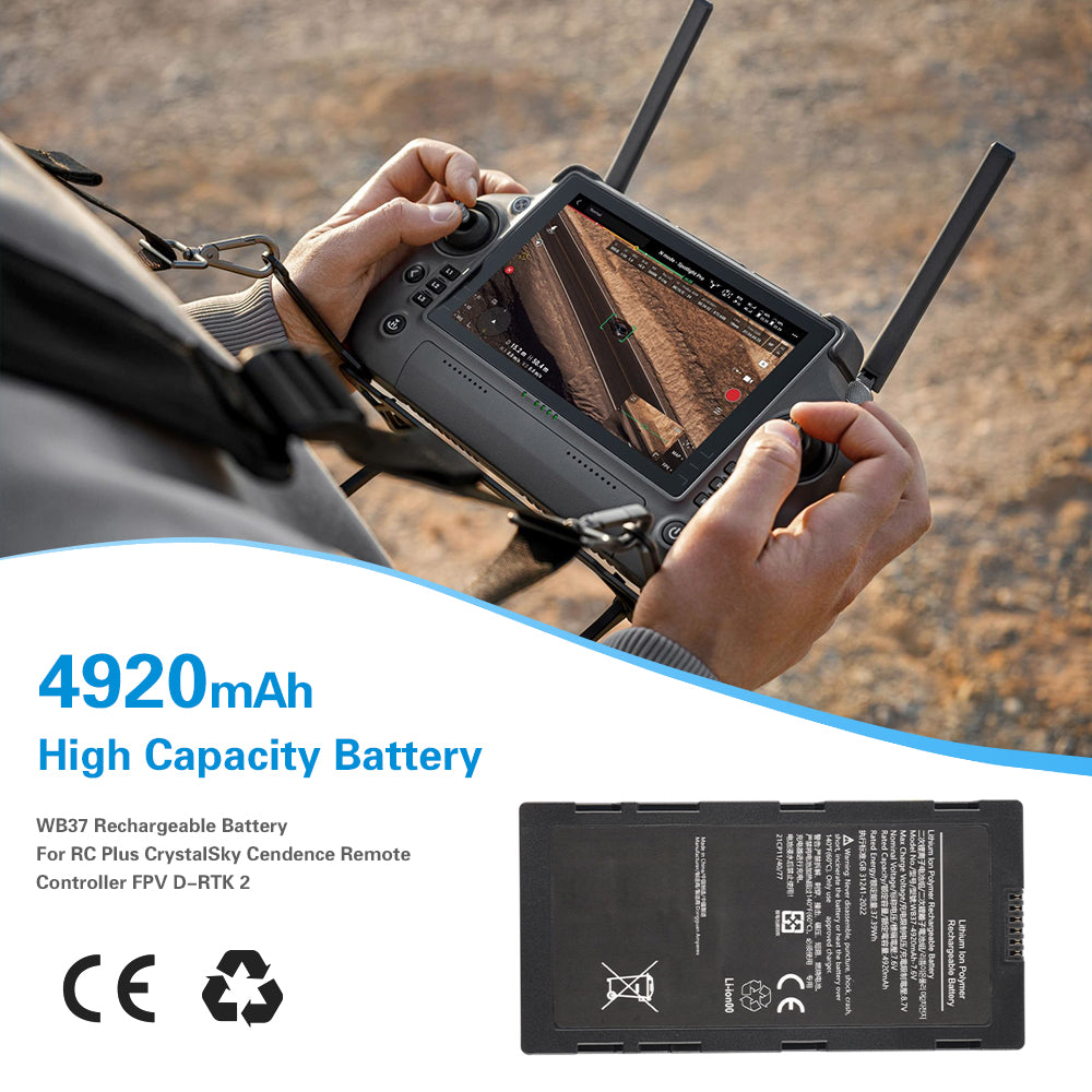 DJI WB37 バッテリー 7.6V 4920mAh RC Plus CrystalSky Cendence FPV D