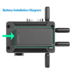 WB37 Battery For DJI RC Plus CrystalSky Cendence Remote Controller - Battery Installation Diagram