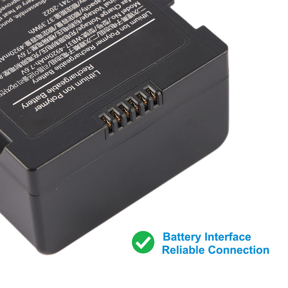 WB37 Battery For DJI RC Plus CrystalSky Cendence Remote Controller - Battery Interface Reliable Connection