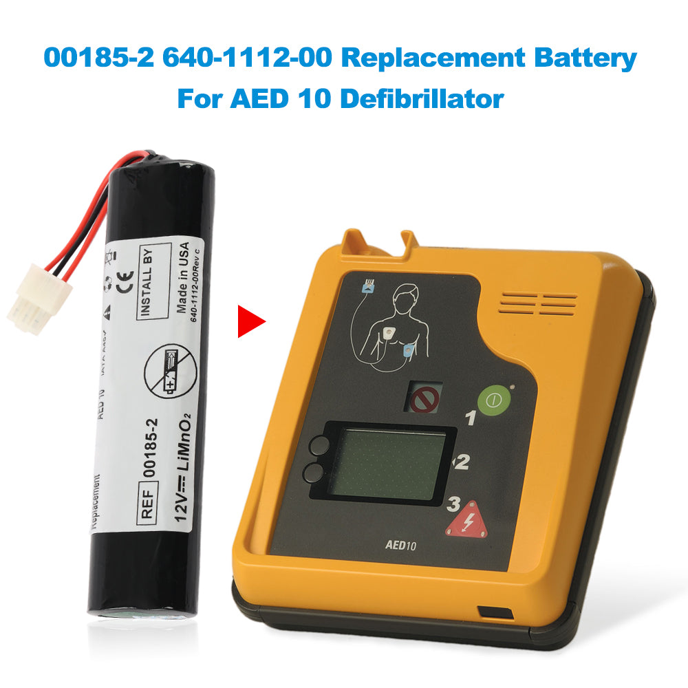 Defibrillator-00185-2-2800mAh-Medical-Battery