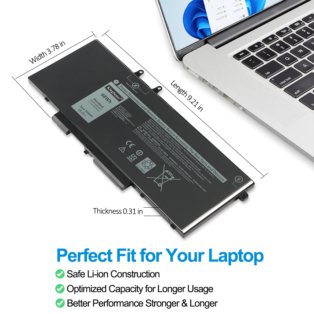Dell-3HWPP-15.2V-68Wh-Laptop-Battery