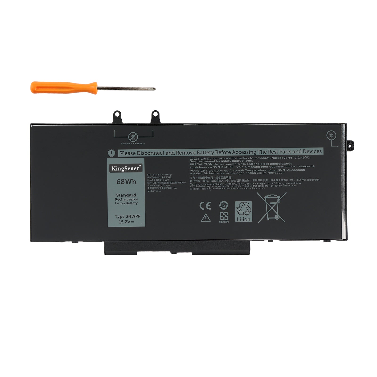 Dell-3HWPP-15.2V-68Wh-Laptop-Battery