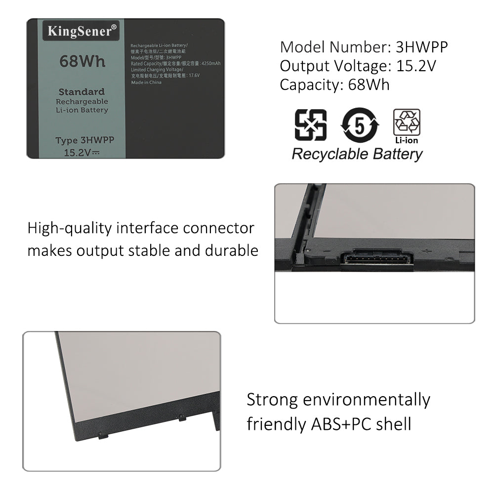 Dell-3HWPP-68WH-Laptop-Battery