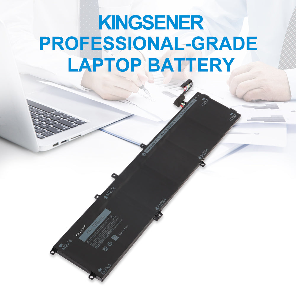 4GVGH KingSener professional-grade laptop battery 11.4V 84Wh for Dell XPS 15 9550 Precision 5510, reliable power for office and business productivity