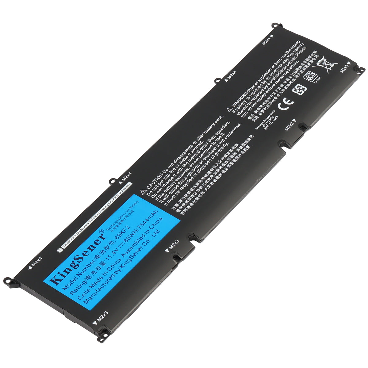 69KF2 Laptop Battery Replacement For Dell XPS 15 9500 P91F P91F001 P45E002 | US Stock
