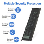 69KF2 battery built-in 5 safety protections overheating over discharge overcharge overcurrent short circuit protection for secure daily use