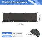 69KF2 battery size dimensions 11.57 x 3.03 x 0.28 inch net weight 308g exact fit for Dell XPS 9500 Precision 5550 Alienware chassis